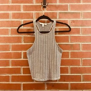 Black and White Express Crop Top!